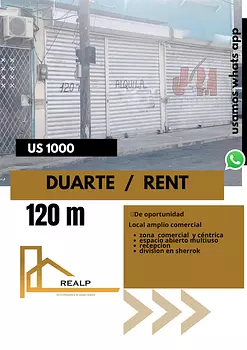 oficinas y locales comerciales - Local en la Duarte comercial