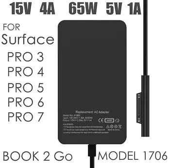otros electronicos - Laptop Charger 65W Adapter Compatible for Microsoft Surface Pro 9/8/X/7/6/5/4/3