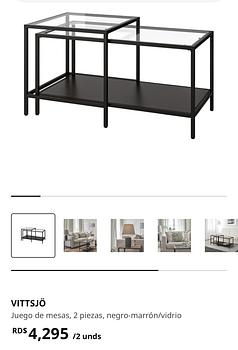 muebles y colchones - Mesa de Centro/ auxiliar