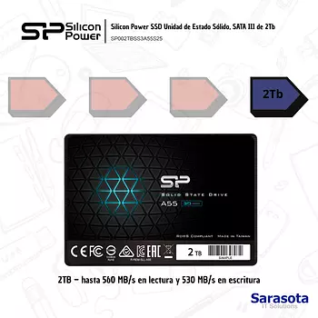 accesorios para electronica - Silicon Power SSD 2Tb disco de Estado Sólido