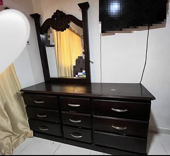 muebles y colchones - GAVETERO CAOBA