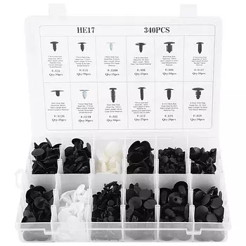 hobby y coleccion - KIT DE CLIPS 340 PCS
