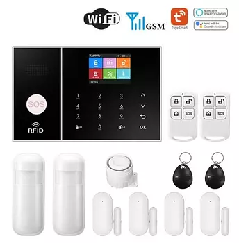 otros electronicos - Kit Alarma de Seguridad Inalambrica WiFi GSM