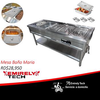 equipos profesionales - Baño maria vitrina exhibidora a vapor electrica