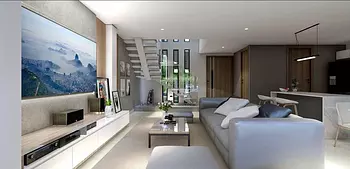 casas - Proyecto en venta Punta Cana #23-1652 tres dormitorios, jardín privado con pisci