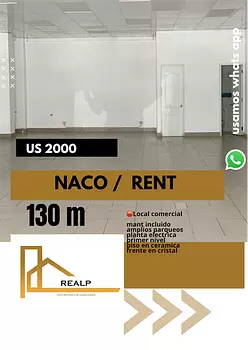 oficinas y locales comerciales - Local primer nivel 130m