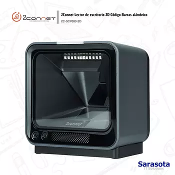 accesorios para electronica - 2Connet Lector de escritorio 2D alámbrico
