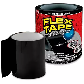 herramientas, jardines y exterior - Cinta para gotera Flex tape 4" 10.2 cm Ancho x 5 pies 1.5 metros cinta 