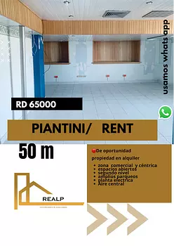 oficinas y locales comerciales - Local en Piantini espacio abierto
