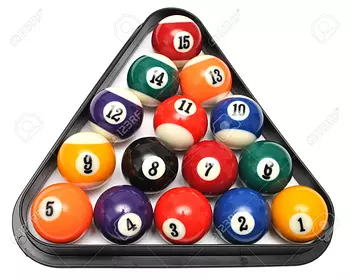 hobby y coleccion - TRIANGULO PARA BOLA DE BILLAR