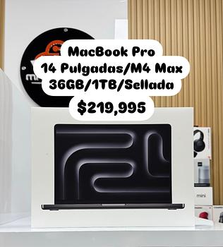 computadoras y laptops - MacBook Pro 14 Pulgadas Chip M4 Max 36GB/1TB Space Black 