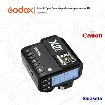 accesorios para electronica - Disparador Godox X2T para Canon Garantía 1 año 