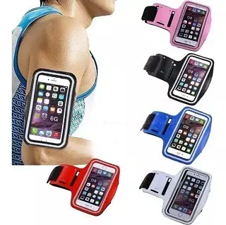 bicicletas y accesorios - BANDA PORTA CELULAR PARA EL BRAZO EJERCICIO DEPORTE GYM ESTUCHE 