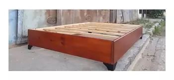 muebles y colchones - Base de cama desarmable, ideal para llevar donde 