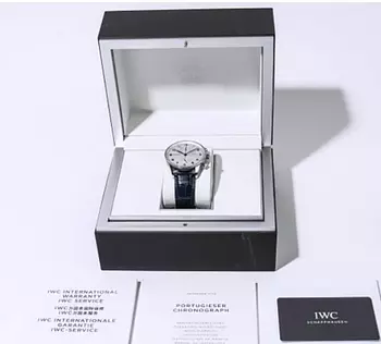 joyas, relojes y accesorios - IWC PORTUGIESER CHRONOGRAPH 2014 caja y papeles