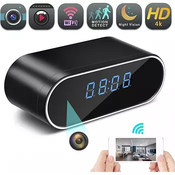 camaras y audio - Camara wifi tipo reloj recargable