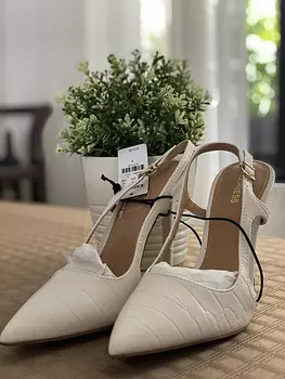 ropa para mujer - zapatos de mujer blanco hueso 