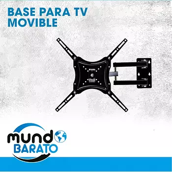 decoración y accesorios - Base para Tv Movible Giratoria de 14 a 55 pulgadas