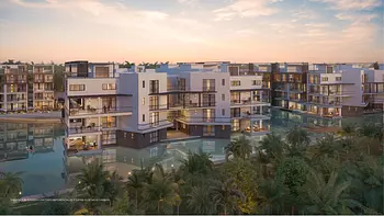 apartamentos - Apartamentos en Bávaro con playa privada y piscina tipo laguna