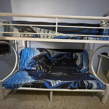 muebles y colchones - CAMAROTE BLANCO, para niños, adolescentes o adultos 