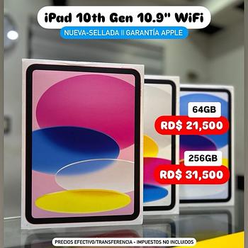 celulares y tabletas - IPAD 10TH GEN 64GB y 256GB SELLADAS OFERTA‼️
