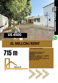 oficinas y locales comerciales - Propiedad comercial en el Millon 