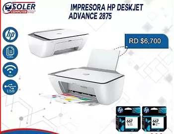 impresoras y scanners - Impresora HP Deskjet Advance 2875