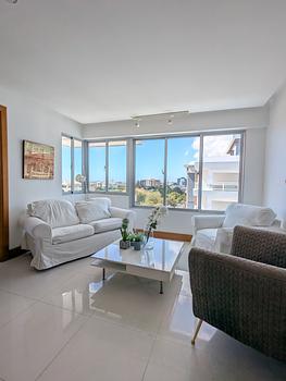 apartamentos - Apartamento amueblado de 1 hab. con vista al mar 