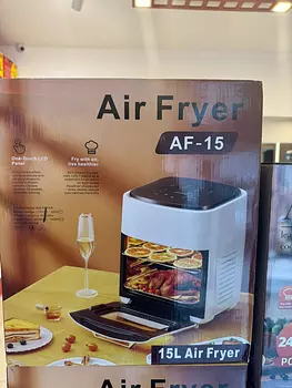 electrodomesticos - Freidora de aire 15 litros Blanca ( Air Fryer 15L) 