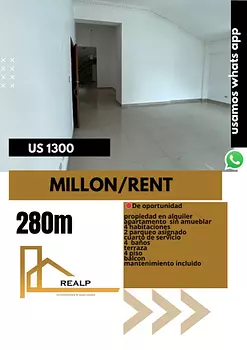 apartamentos - Apartamento en el millón tipo penthouse