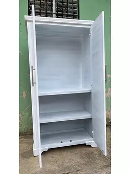 muebles y colchones - Ropero blanco pequeño 
