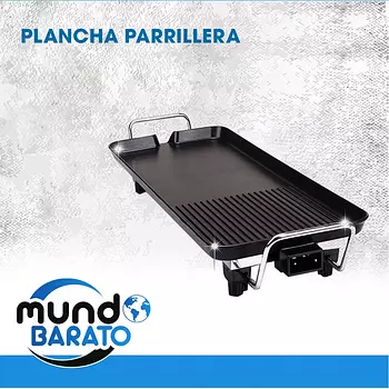 electrodomesticos - PLANCHA Parrilla eléctrica para bbq de interior, sin humo, grill parrillera