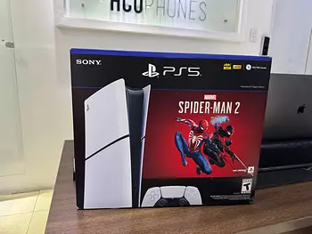 consolas y videojuegos - PS5 Slim DIGITAL Juego incluido Spider Man2, Nuevo Sellado RD$ 30,500 NEG