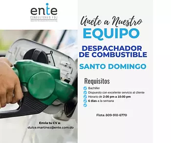 empleos disponibles - DESPACHADOR DE COMBUSTIBLE