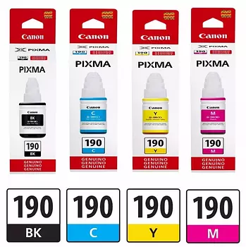 impresoras y scanners - BOTELLA DE TINTA CANON ORIGINALES  GI-190 PARA PIXMA G3100, G2100, G1100.  