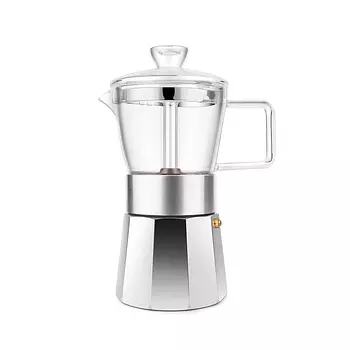 cocina - GRECA CAFETERA VIDRIO TRANSPARENTE 6 TAZAS