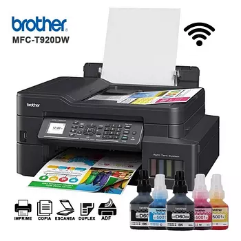 impresoras y scanners - MULTIFUNCION ,BROTHER INKBENEFIT TANK MFCT920DW, WI-FI, DUPLEX AUTOMATICO ,COPIA