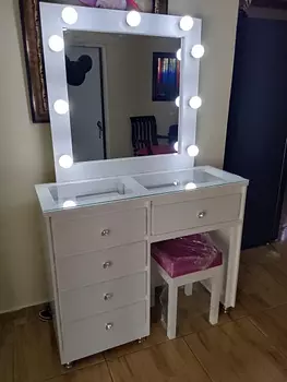 muebles y colchones - Peinadora con luces 💡 