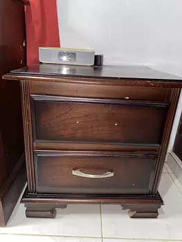 muebles y colchones - JUEGO DE HABITACIÓN EN CAOBA 