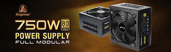 computadoras y laptops - 🔌 Power Supply Segotep 750W 80 Plus Gold – Potencia y Eficiencia Garantizada 💥