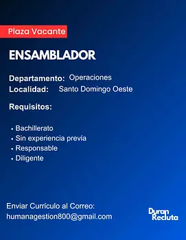 empleos disponibles - Ensamblador de Motocicletas