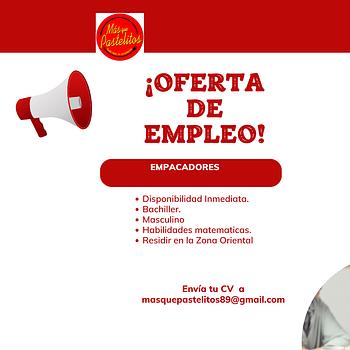 empleos disponibles - Empacador