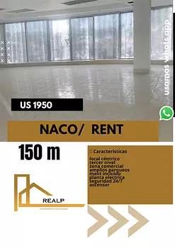 oficinas y locales comerciales - Local amplio en Naco abierto