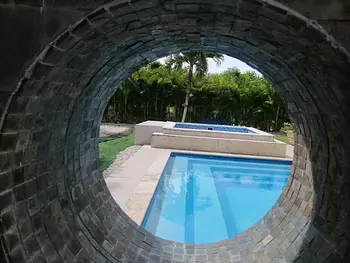 casas vacacionales y villas - Espectacular Villa en venta en Proyecto Guavaberry Oportunidad. 3 habs, piscina.