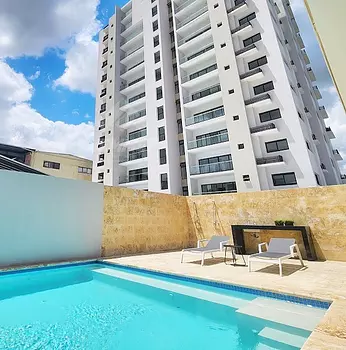 apartamentos - APARTAMENTO ASCENSOR PISCINA Y GIMNASIO LA TRINITARIA SANTIAGO 