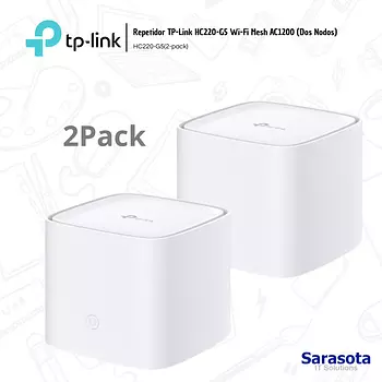 accesorios para electronica - Tp-Link Mesh System modelo HC220-G5 AC1200 Claro