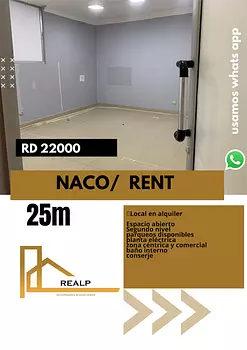 oficinas y locales comerciales - Local naco 22 mil pesos