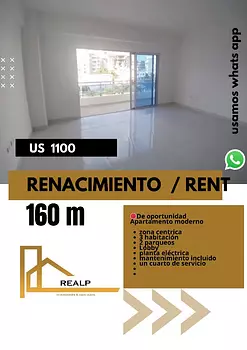 apartamentos - Céntrico apartamento en el renacimiento 3hab