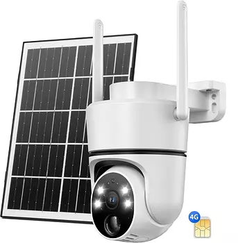 camaras y audio -  Cámara Solar 4G LTE – Seguridad sin Wi-Fi ni elec