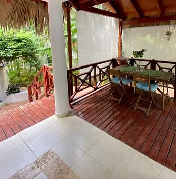 casas vacacionales y villas - VILLA AMUEBLADA DE 1 HABITACIÓN - EN EL CENTRO DE LAS TERRENAS